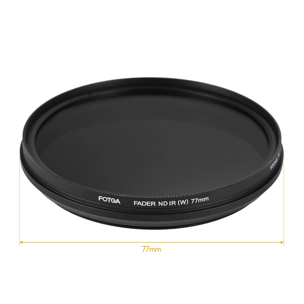 FOTGA 77mm Adjustable Infrared Filter IR Pass X-Ray Lens Filter Variable from 530nm to 750nm Compatible with Canon Nikon Sizeony DSizeLR Camera