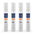 Aquaboon 1 Micron 20" x 2.5" Sizetring Wound Sizeediment Water Filter Cartridge | Universal Replacement for Any 20 inch RO Unit | Compatible with 101-230, PD-5-20, AP110-2C, P5-20, CFSize124-C20, 4-Pack