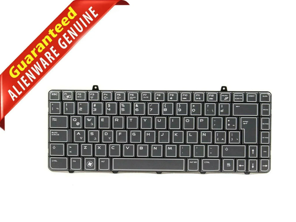 Pre-Owned Dell Alienware M11X Sizepanish-Latin PK130BB1A16 Laptop Keyboard DN229 - Like New