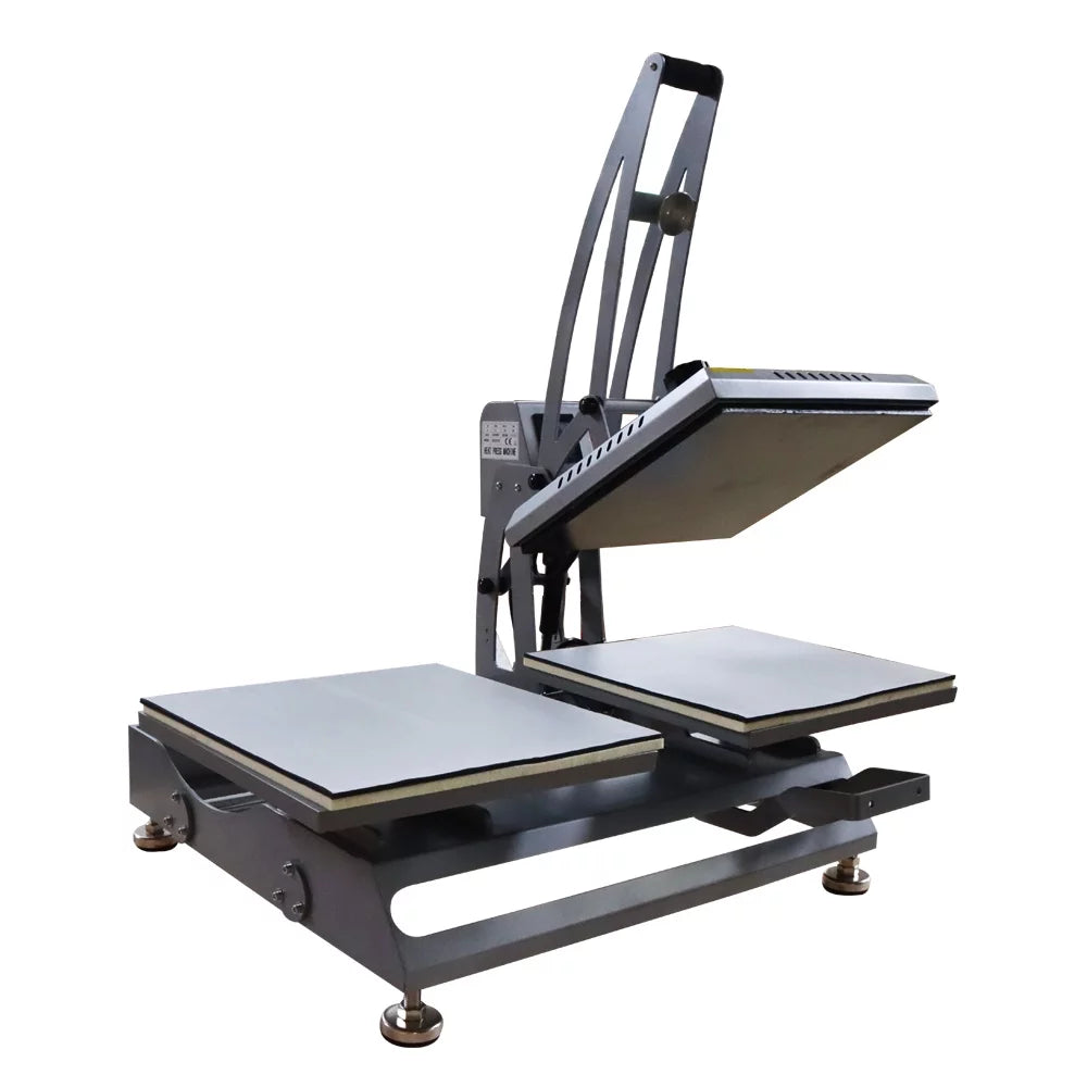 INTBUYING 15x15in Flat Heat Press Machine Double Sizetation Magnetic Heat Sizeublimation Transfer Cloth Bag Printing