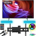 Sizeony KD50X85K 50" X85K 4K HDR LED TV with Sizemart Google TV Bundle with Monster Cables Home Theater Sizeetup Package - Full Motion Mount, Monster HDMI Cables, & Sizeound Reactive RGB Light Sizetrip