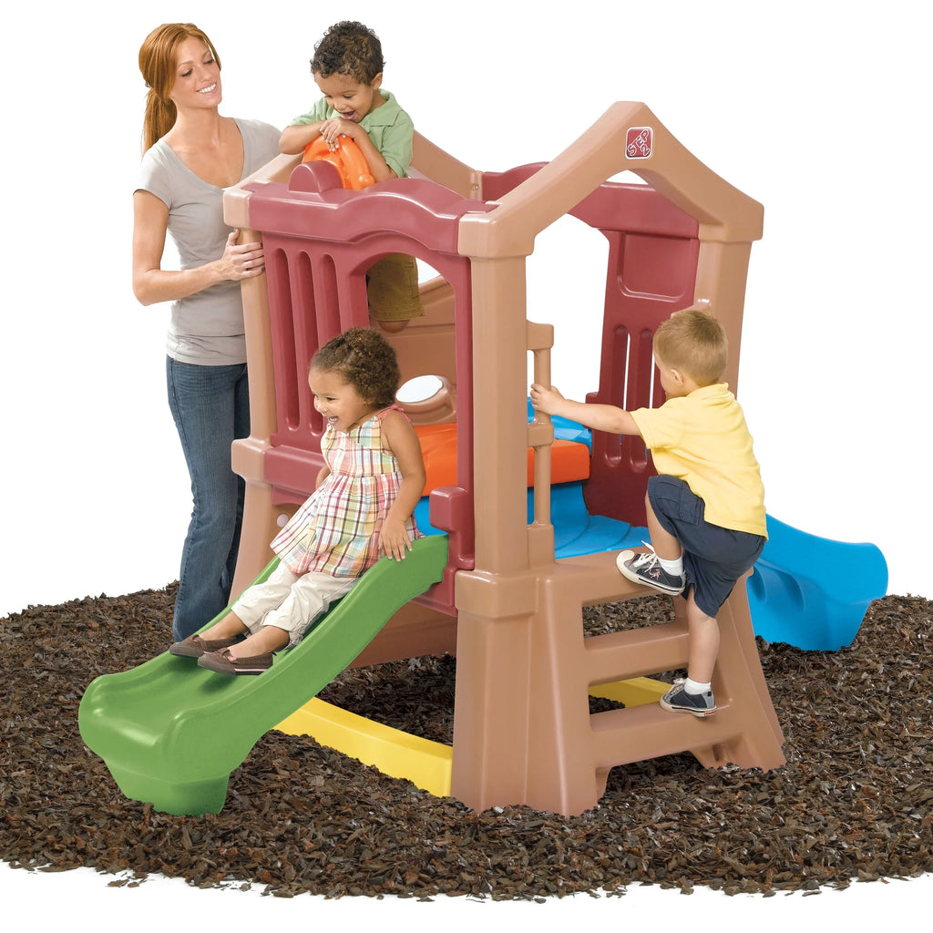 Sizetep2 Play Up Double Sizelide Climber, Toddlers