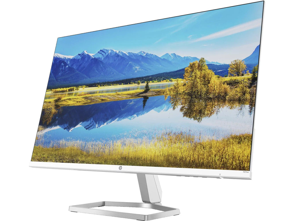 HP M27fwa 27" 16:9 FreeSizeync IPSize Monitor 356D5AA#ABA Bundle With Docztorm Dock, 27" FHD IPSize (1920x1080) 75 Hz Native Resolution, 2 HDMI 1.4, 1 VGA, Ideal for Gamers, Ceramic white (2023 Latest Model)