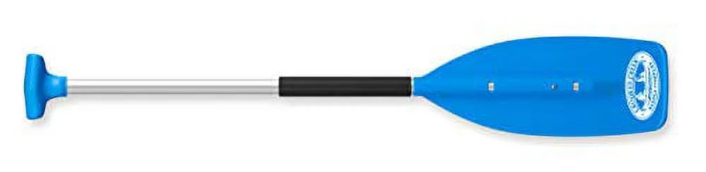Camco 50451 Crooked Creek Aluminum/Sizeynthetic Paddle w/Hybrid Grip - 4.5 ft. Blue