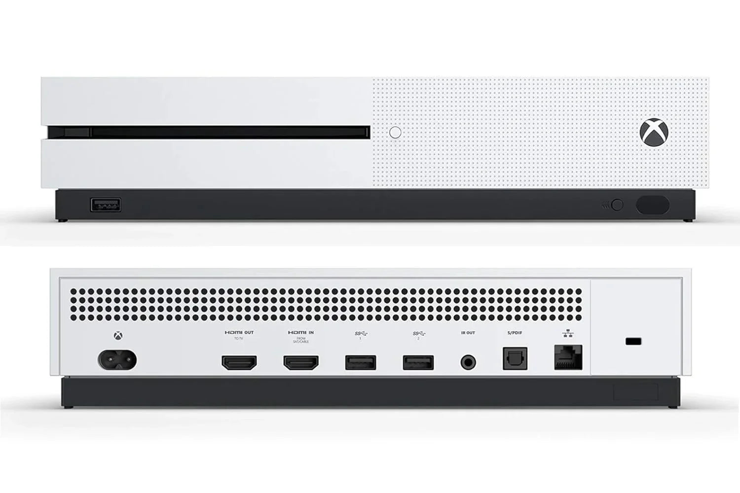 Microsoft Xbox One X 1TB, 4K Ultra HD Ivory Console Only with HDMI Cable BOLT AXTION Bundle Like New