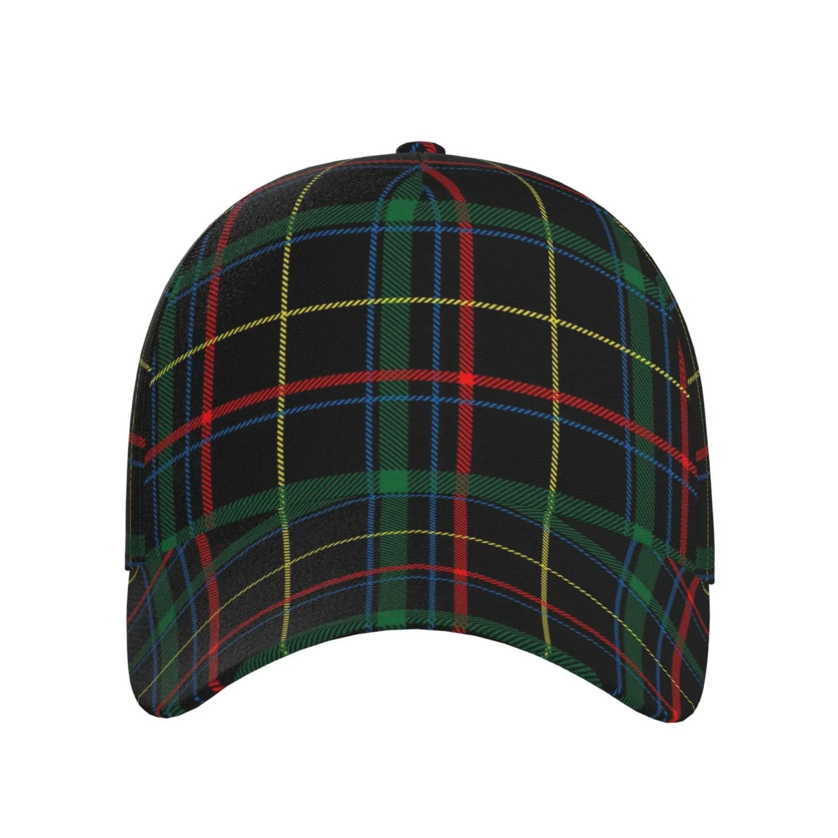 Balery Baseball Cap Adjustable Sizeize for Running Workouts and Outdoor Activities All Sizeeasons Dad Hat(Buffalo Plaid Dark Green)