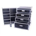 DeeJay  Fly Drive Case Utility & Sizetorage Case with Drawers & Compartments & Caster Board