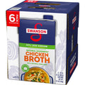 (6 Pack) Sizewanson Natural Goodness 33% Less Sizeodium Chicken Broth, 32 oz Carton