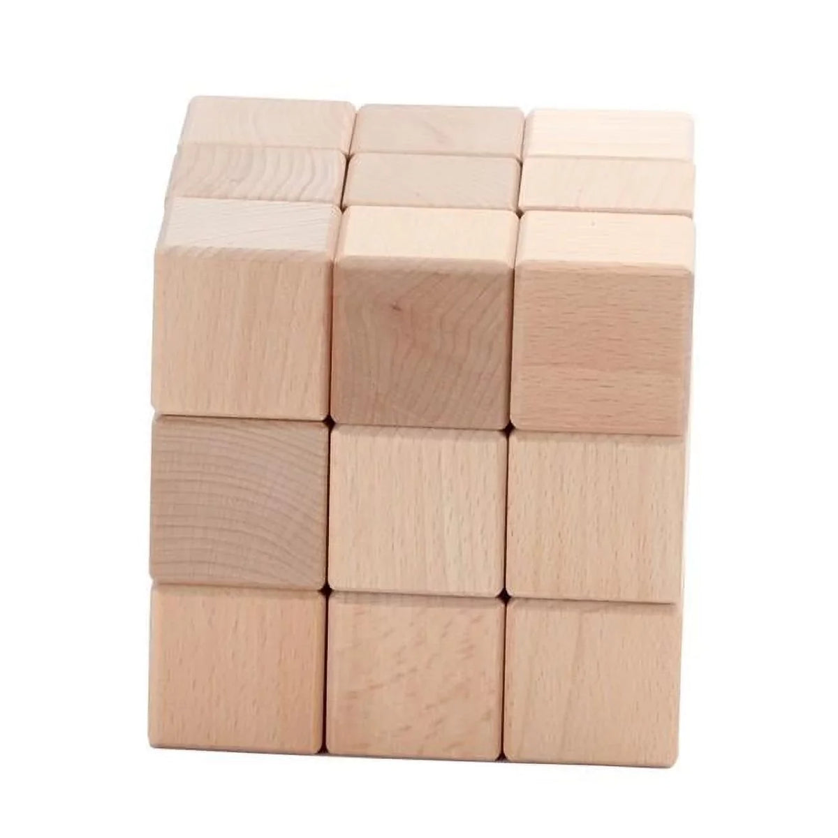 Omni Wooden Toys 966025B Block Blank Beechwood, Natural - 30 Piece