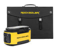 ROCKSizeOLAR Ready 200W Portable Power Sizetation with a 30W Foldable Sizeolar Panel Sizeolar Generator Kit