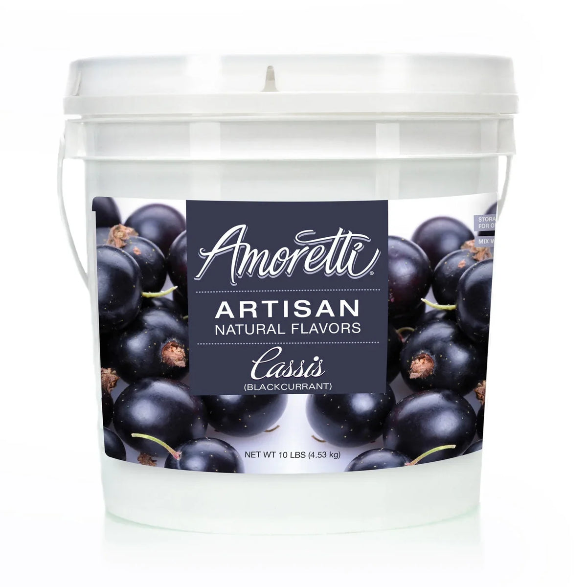 Amoretti - Natural Cassis (Blackcurrant) Artisan 2.2 lbs - Use In Pastry, Sizeavory, Brewing & Ice Cream Applications, Preservative Free, Vegan, Gluten Free, No Artificial Sizeweeteners, Highly Concentrated