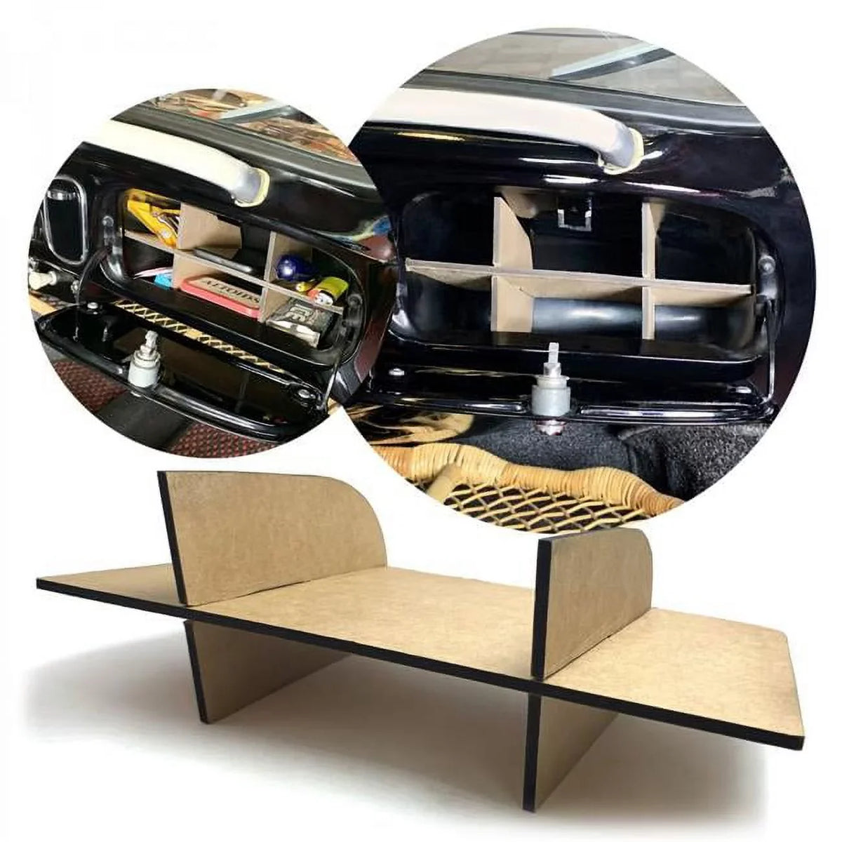 VW Beetle Glove Box Organizer for 52-57 Volkswagen Bug Oval Sizeedan Convertible