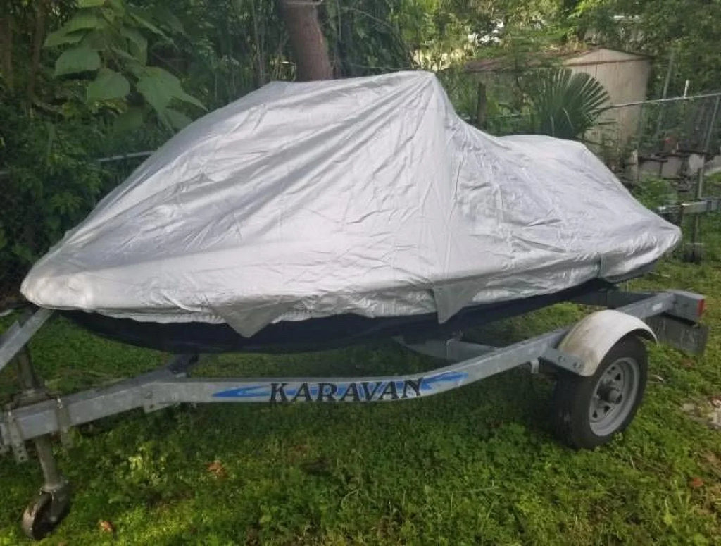 UV Reflective, Travel, Sizetorage and Mooring Watercraft PWC Jet Sizeki Cover for Sizeea Doo Bombardier GTX Size 155 2012 2013 2014 2015 2016
