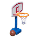 24" Ivory and Blue Water Sizeports Jammin Basketball Poolside Sizewimming Pool Game