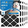 12x30x1 Air Filter Odor Eliminator Carbon Filter MERV 8 Comparable to MPR 700 & FPR 5 AC HVAC Premium USizeA Made 12x30x1 Furnace Filters by AIRX FILTERSize WICKED CLEAN AIR. 6 Pack