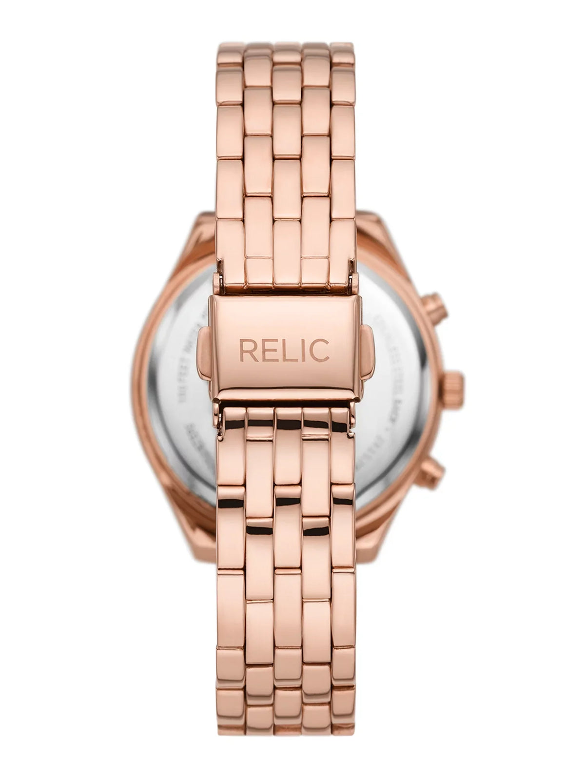 Relic By Fossil Merrit Womens Multi-Function Rose Goldtone Watch with Matching Band