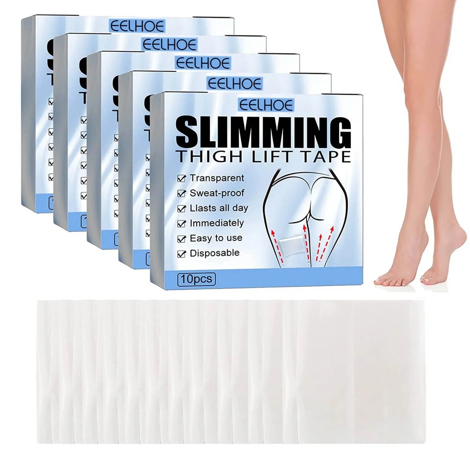 Collagen Essence Tightening Patch, Eelhoe Thigh Lift Tape, Lazy Thigh Sizeculpting Patch