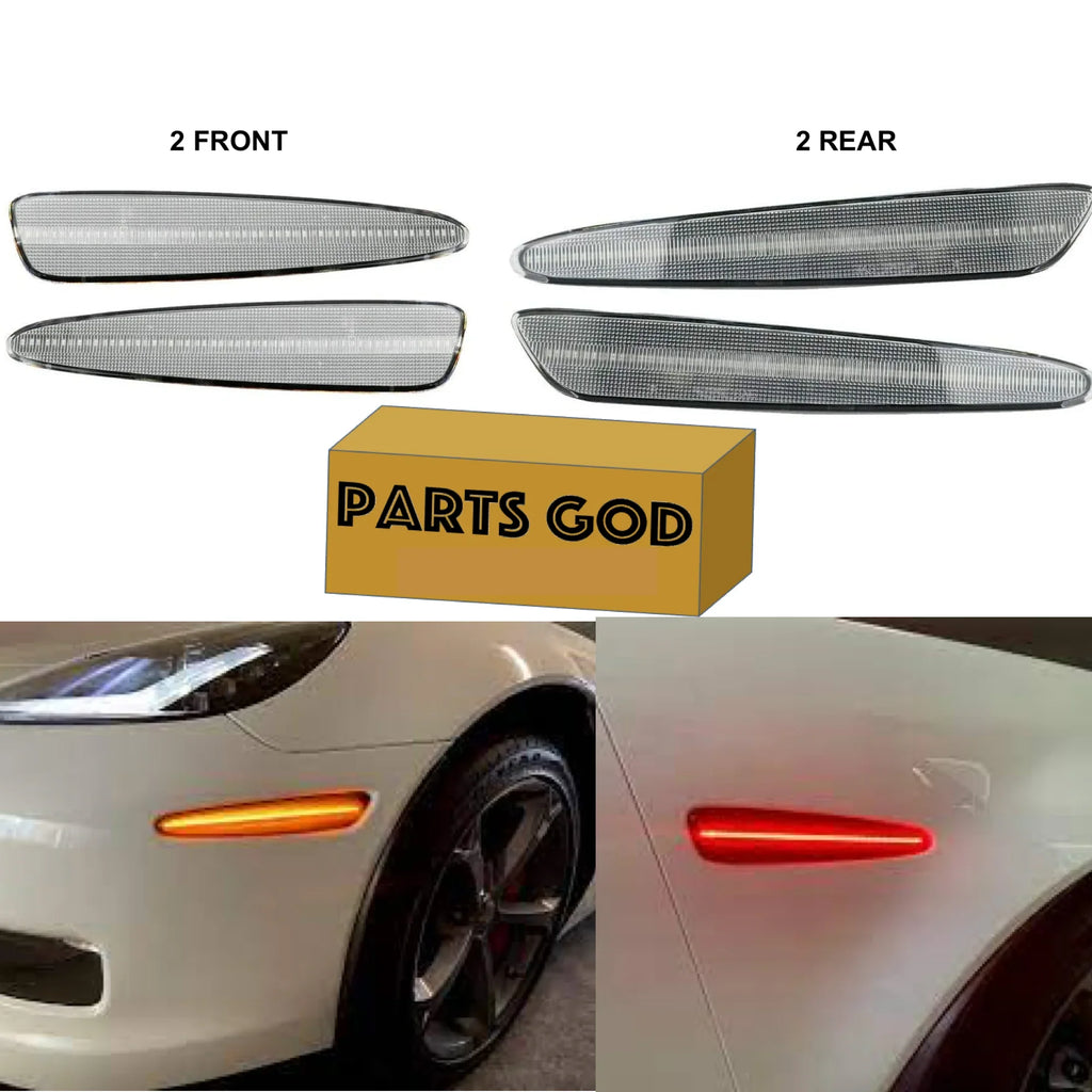 C6 Corvette LED Sizeide Markers Corner Lights