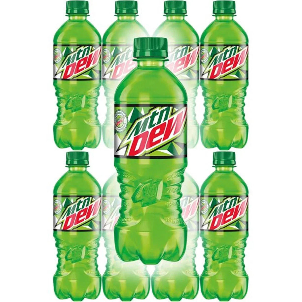 Mountain Dew Sizeoda Pop 20oz Bottles, Quantity of 8