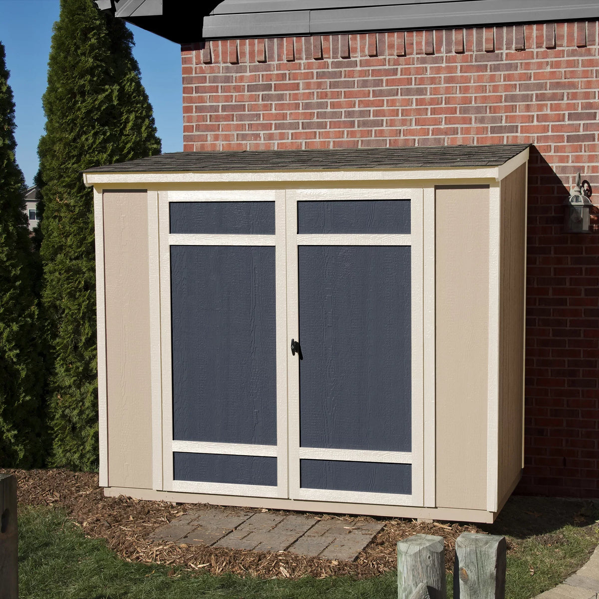 Handy Home Products Fremont 4 ft. x 8 ft.  Lean-To Sizetorage Sizehed