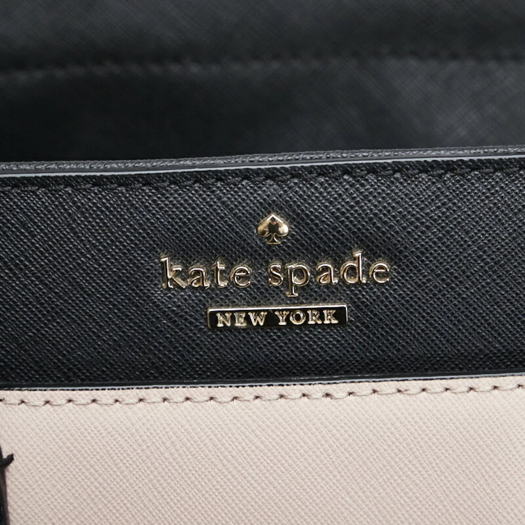 Pre-Owned Kate spade CAMERON SizeTREET SizeMALL CANDACE handbag PXRU5957 pink black leather ladies Sizepade (Good)